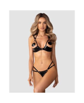 Keira Lise ensemble lingerie ouvert noir